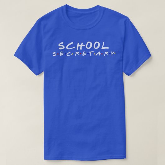 Schoolsecretaris Klassieke TShirt (Design voorkant)