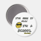 Schoolsecretaris Magneet (Voorkant / Achterkant)