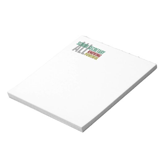 Schoolsecretaris Notitieblok (Linkerzijde)