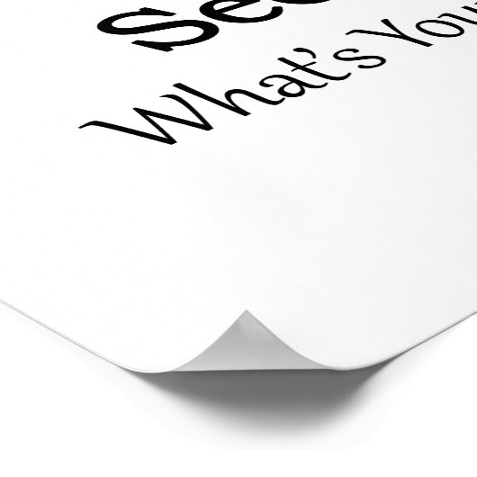 Schoolsecretaris Poster (Hoek)