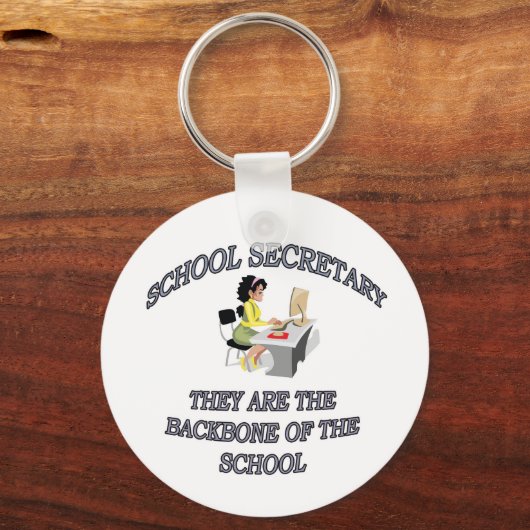 SCHOOLSECRETARIS SLEUTELHANGER (Voorkant)