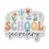 Schoolsecretaris Sticker (Voorkant)