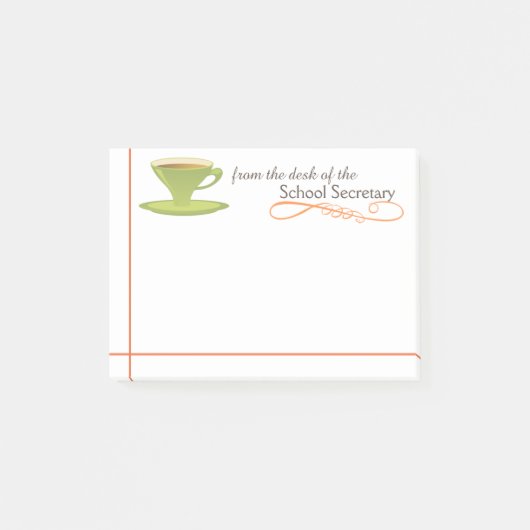 Schoolsecretaris Sticky Notes (Voorkant)