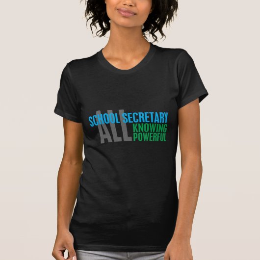 Schoolsecretaris T-shirt (Voorkant)