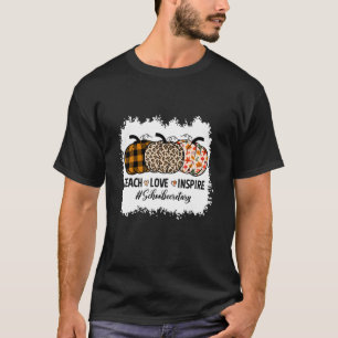Schoolsecretaris Terug naar school pompoenopleidin T-shirt