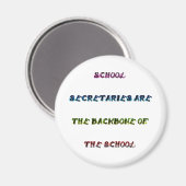 SCHOOLSECRETARISSEN MAGNEET (Voorkant / Achterkant)
