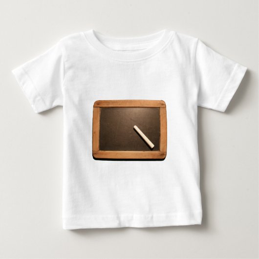 Schoolslet in Ardoise met Chalk Baby W T-shirt (Voorkant)