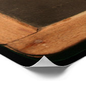 Schoolslet in Ardoise  met Poster Chalk B (Hoek)