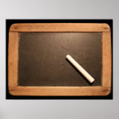 Schoolslet in Ardoise  met Poster Chalk B (Voorkant)