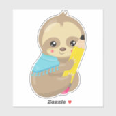 Schoolsleuf, klapsleuf, Baby sleuf, pen, potlood Sticker (Vel)