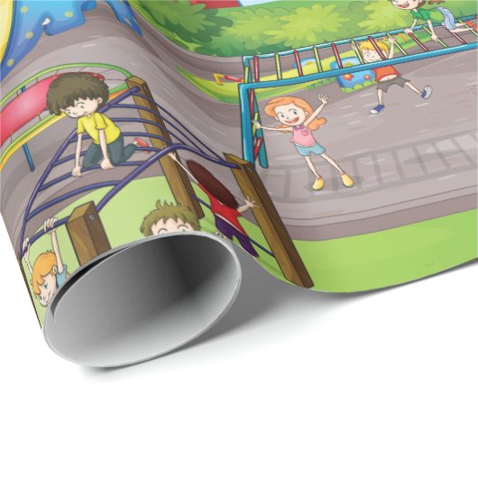 Schoolspeelplaats Cadeaupapier (Rol Hoek)