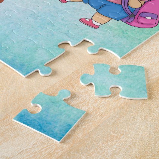 Schoolspeelplaats Legpuzzel (Zijkant)