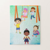 Schoolspeelplaats Legpuzzel (Verticaal)