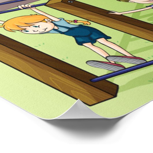 Schoolspeelplaats Poster (Hoek)