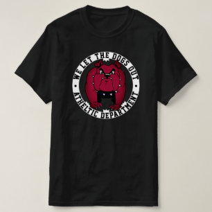 Schoolsporten We laten de honden uit Bulldog Masco T-shirt