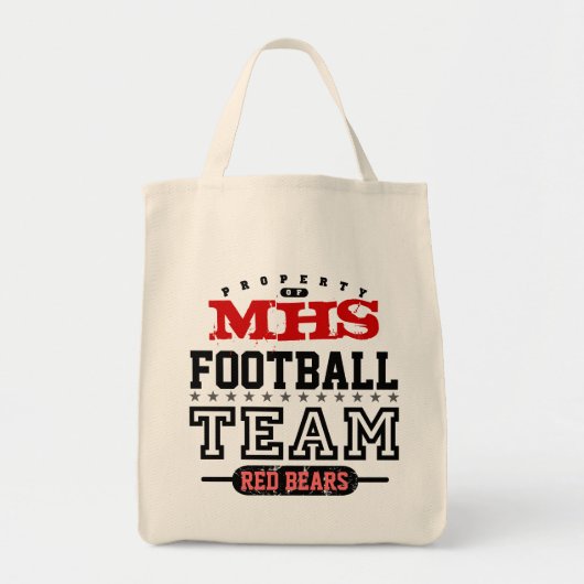 Schoolsportteam Tote Bag (Voorkant)