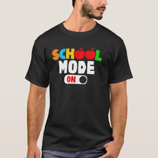 Schoolstand aan t-shirt (Voorkant)