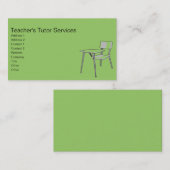 Schoolstoel Visitekaartje (Voorkant / Achterkant)