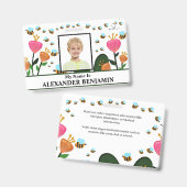 Schoolstudent Kind Foto Naam ID Kaart Aangepast Badge (Voor- en achterkant)