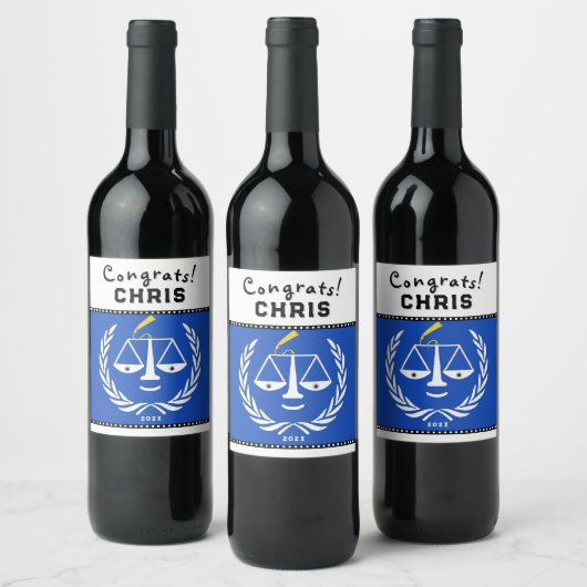 Schoolstudieobject Gift Wijn Etiket (Flessen)