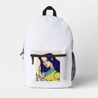 Schooltas. Bedrukte Rugzak