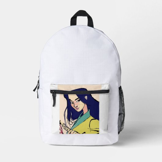 Schooltas. Bedrukte Rugzak (Voorkant)