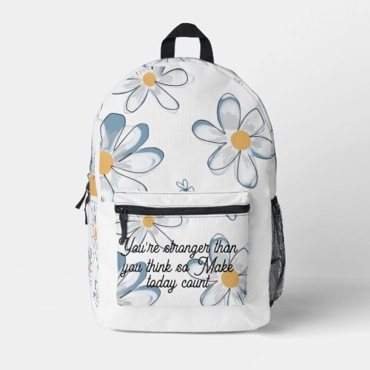 schooltas bedrukte rugzak (Voorkant)