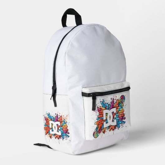 schooltas DC Bedrukte Rugzak (Achterkant Hoek Links)