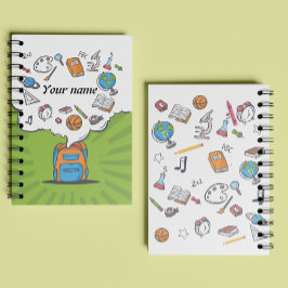 Schooltas | Schoolbenodigdheden | Gepersonaliseerd Notitieboek