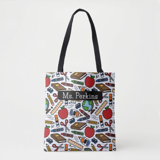Schooltas voor leraren tote bag (Voorkant)