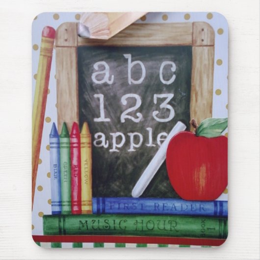 "SCHOOLTEACHER" MOUSEPAD MUISMAT (Voorkant)