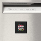 Schoolteam kabouter verpleegster stethoscoop kerst magneet (Insitu (Vaatwasser))