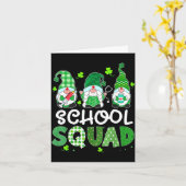 Schoolteam kabouter verpleegster stethoscoop klave kaart (Gele Bloem)