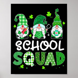 Schoolteam kabouter verpleegster stethoscoop klave poster