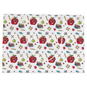 Schoolthema geschenktas groot cadeauzakje (Achterkant)