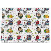 Schoolthema geschenktas groot cadeauzakje (Voorkant)