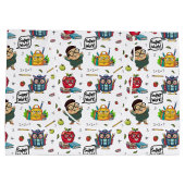 Schoolthema geschenktas groot cadeauzakje (Achterkant)