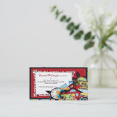 Schoolthema Visitekaartje (Staand voorkant)