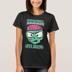 Schooltherapeut Psycholoog Terug naar school Psych T-shirt