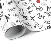 Schooltijd Cadeaupapier (Rol Hoek)