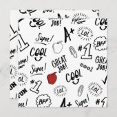 Schooltijd Kaart (Voorkant / Achterkant)