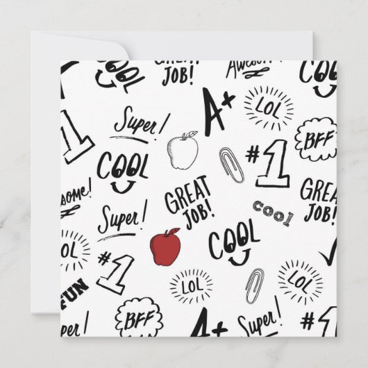 Schooltijd Kaart (Voorkant)