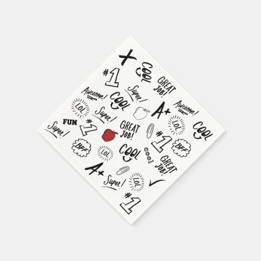 Schooltijd Servetten (Hoek)