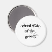 Schooltijd van de Groom Magneet (Voorkant / Achterkant)