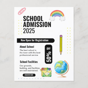 Schooltoelatingsfolder, Schoolpromotie-folder