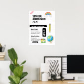 Schooltoelatingsfolder, Schoolpromotie-folder Poster (Thuiskantoor)
