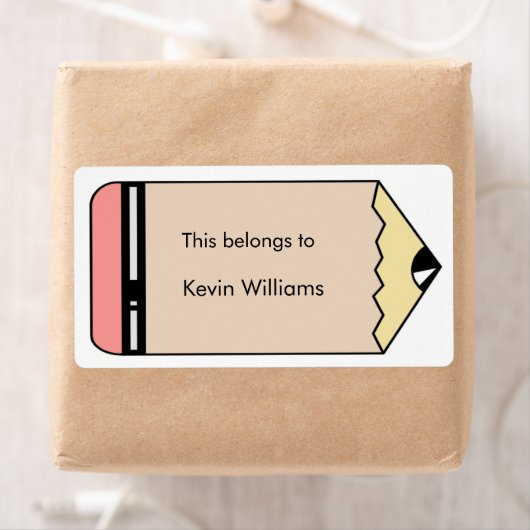 Schooltoeleveringslabels Etiket (Insitu)