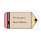 Schooltoeleveringslabels Etiket (Voorkant)