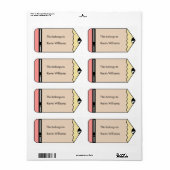 Schooltoeleveringslabels Etiket (Full Sheet)