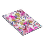 Schooltoewijzing Notitieboek Tie Dye & Bikes (Rechterzijde)